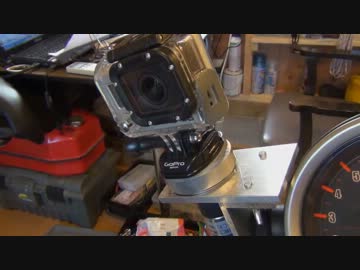 【バイク車載】回転カメラマウント試作【GoPro】