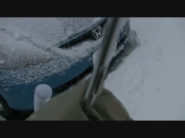 ホンダブルーのFitでおでかけ（雪だあぁぁぁぁぁぁぁぁ！！）