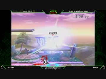 スマブラX　Apex2013　Salem(ゼロスーツサムス) vs Dojo(メタナイト)