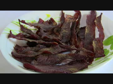 桜の木で燻製(くんせい)肉を作ってみた