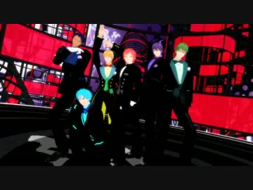 【MMD黒バス】キセキの世代がkiss me