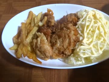 【ひこちん】唐揚げ【飯動画】