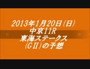 【3年ぶりに】2013年東海ステークス予想【中京で】