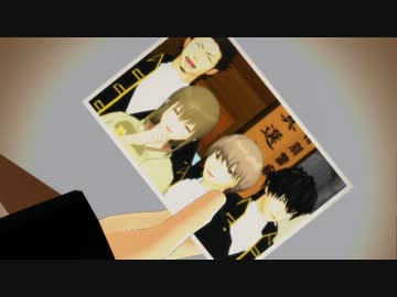 【第10回MMD杯予選】真選組の３人で袖触れ合うも他生の縁