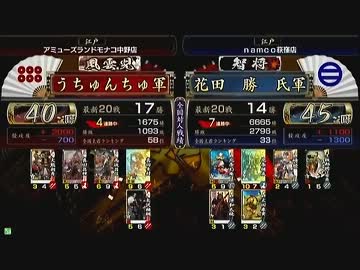 戦国大戦 頂上対決 2013/1/18 うちゅんちゅ軍 VS 花田　勝　氏軍