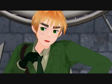 【APヘタリアMMD】眉毛で『サイバーサンダーサイダー』（その２）