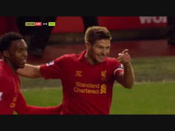 【EPL12-13】リヴァプールvsノリッジ・シティ ハイライト