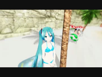 【第10回MMD杯予選】ミクさんと夏の日