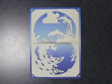 【手芸祭】くじらのハイパーカードを作ってみた