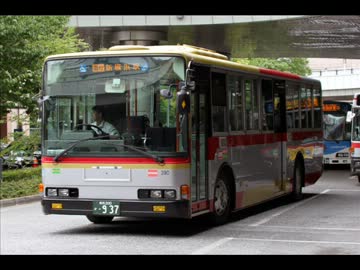 【溝口～新横浜】東急バス　NI673(三菱KL-MP35JM改)【バス走行音】