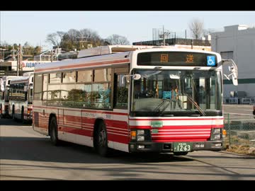 【市が尾～柿生】小田急バス　06-F9160(いすゞPJ-LV234L1)【バス走行音】