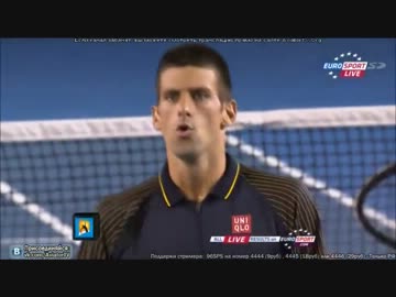 全豪テニス 準決勝 ノバク・ジョコビッチvsダビド・フェレール(2013.1.24)