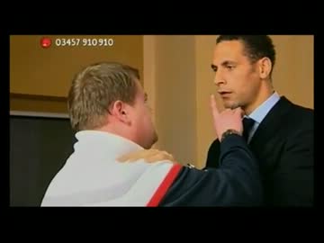 イングランド代表に喝を入れる（2009年のチャリティ番組）