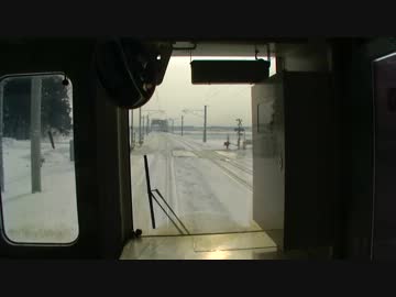 【前面展望】野辺地ー上北町【冬の青い森鉄道④】