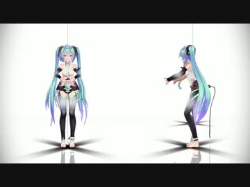 【MMD】ミクを躍らせてみるテスト 02