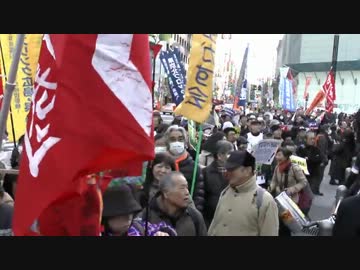 【そよ風】オスプレイ配備反対パレードにカウンター街宣in銀座5【1/27】