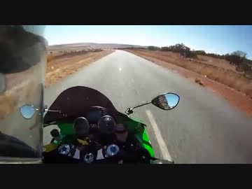 世界最速バイク　ZX-14R速すぎww