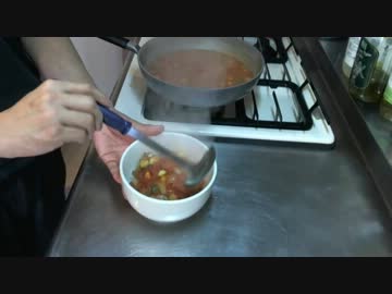 超Lチキ！ミネストローネ茶漬け風ご飯
