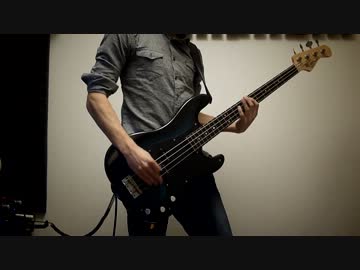 TK from 凛として時雨 『flower』 ベースで弾いてみた