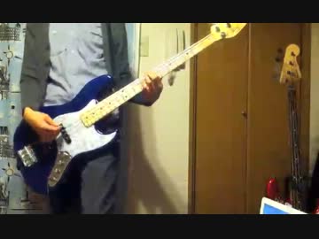 GLAYのwinter,againをベースで弾いてみた