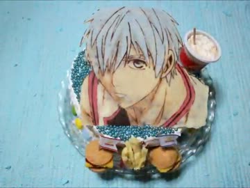 黒子誕にキャラチョコケーキ作ってみた