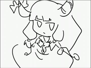30秒で萃香描いてみた