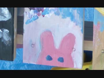 Painted chair 【鳥類創作バトン その1】 