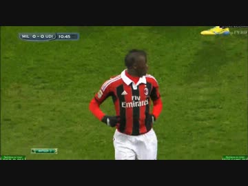 [バロテッリミランデビュー]ミランvsウディネーゼ