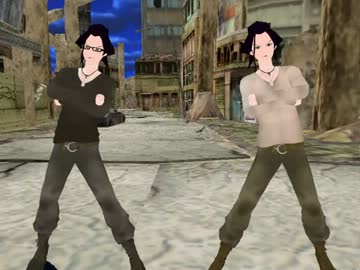 【MMDワンピ】イゾウ's is ミリタリー【Bad Apple!! Remix】