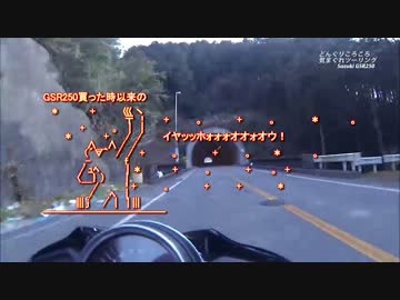 【GSR250】気まぐれツーリング：和歌山万葉の里に現地集合【バイク】