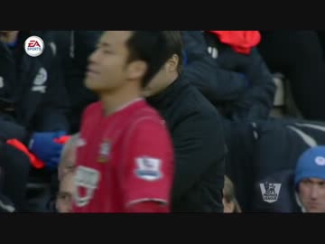 吉田全タッチ　EPL12-13  第25節 ウィガン vs サウサンプトン 