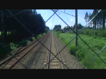 【走行音＆後面展望】鷹ノ巣ー大館②【特急・日本海 第６部Vol.8】