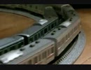 鉄道模型を複線で走らせてみました