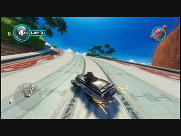 PS3 Sonic & All-Stars Racing Transformed - OCEAN VIEW(SONIC) マルチプレイ