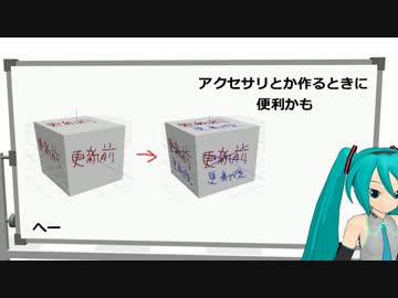 MMM紹介(13) テクスチャ自動更新