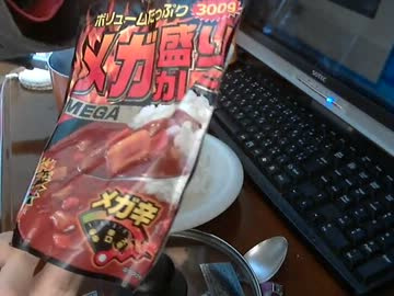 激辛好きな俺の辛食動画　part１７　メガ盛りカレー　メガ辛