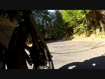 バイクで出かけてみた！！駄目な感じの山道編(中編)