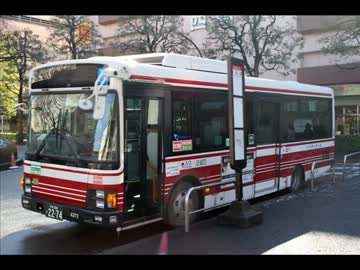 【武蔵境～新宿】小田急バス　12-A372(いすゞSDG-LR290J1)【バス走行音】