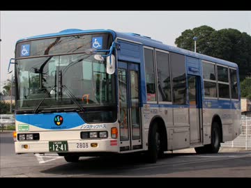 【溝口～柿生】川崎市バス　W-2802(三菱LKG-MP37FK)【バス走行音】