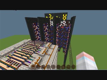【minecraft】四目並べつくってみた
