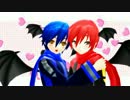 【MMD】らぶ式改変小悪魔カイト＆アカイトでカラフル×セクシィ