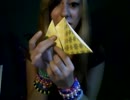 How to: Origami cat face :D