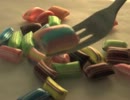 ハッカASMR【音フェチ菓子】ガラス瓶に入った色とりどりの飴を並べて愛でる＊囁き声つきバイノーラル録音