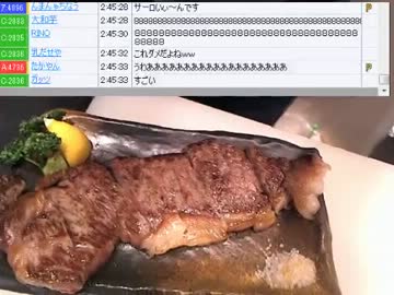 体臭酒場ウナ　ステーキ調理配信