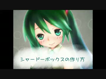 シャドーボックスの作り方～ミクさん立体化キットつき～