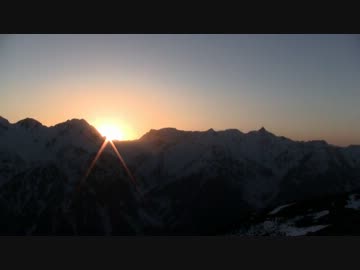 GWの蝶ヶ岳に登る