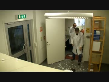 【空気砲】研究員に大型空気砲を当ててみた【やりすぎ】