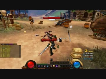 KRITIKA (クリティカオンライン) Lv7 ウォーリアー ゲームプレイ