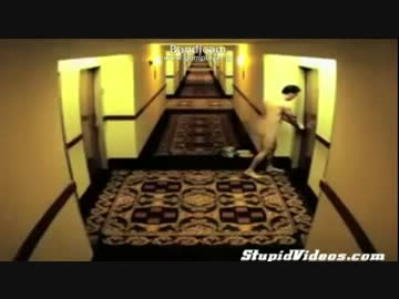 ホテルの防犯カメラ映像【映像のみ】