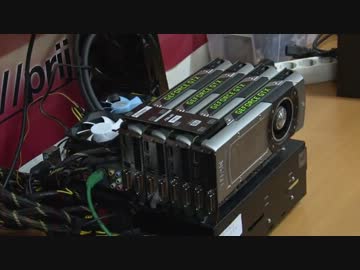 Nvidia GeForce GTX Titan Quad SLI 　動作デモ